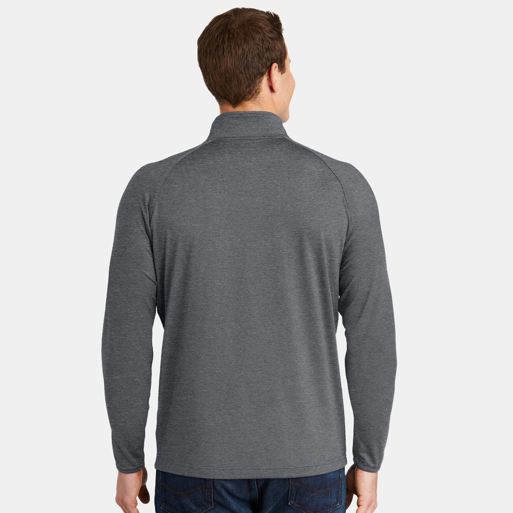 Sport-Tek Sport-Wick Stretch 1/2-Zip Pullover - ST850 (Trapshooting)-The Teehive