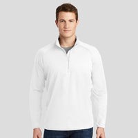 Sport-Tek Sport-Wick Stretch 1/2-Zip Pullover - ST850 (Trapshooting)-The Teehive