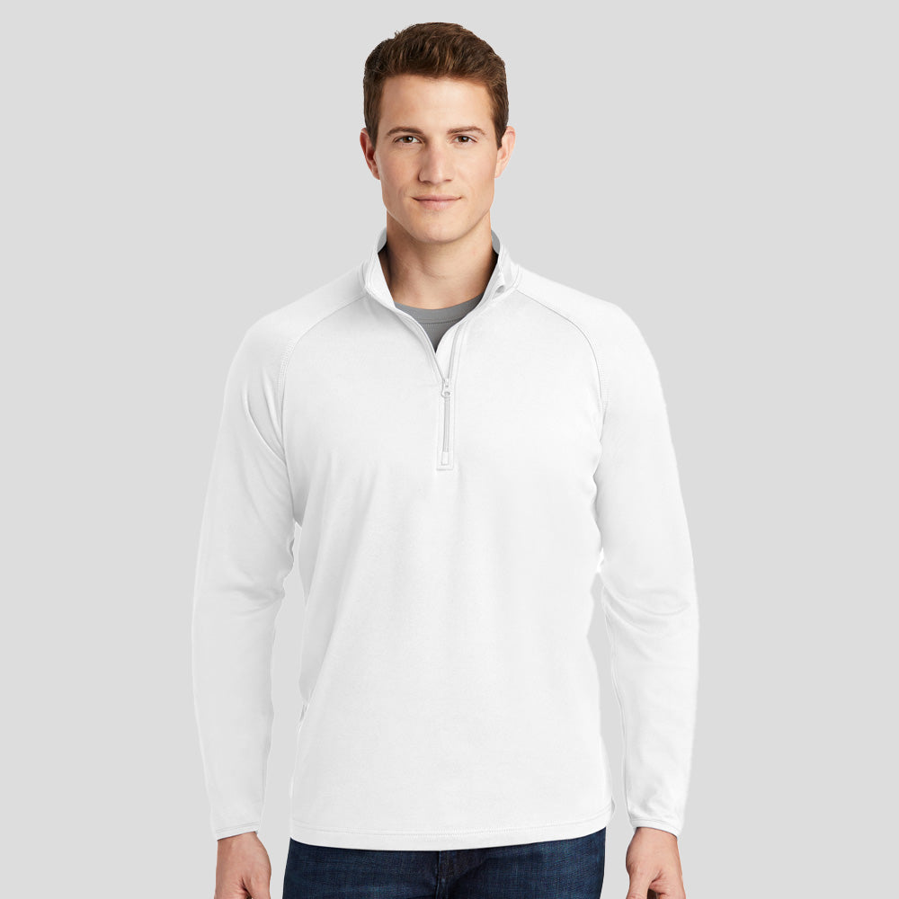 Sport-Tek Sport-Wick Stretch 1/2-Zip Pullover - ST850 (Trapshooting)-The Teehive