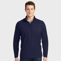 Sport-Tek Sport-Wick Stretch 1/2-Zip Pullover - ST850 (Trapshooting)-The Teehive