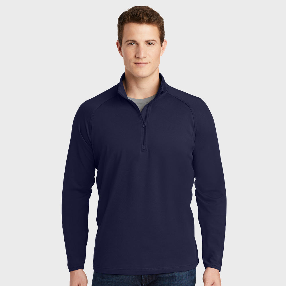 Sport-Tek Sport-Wick Stretch 1/2-Zip Pullover - ST850 (Trapshooting)-The Teehive
