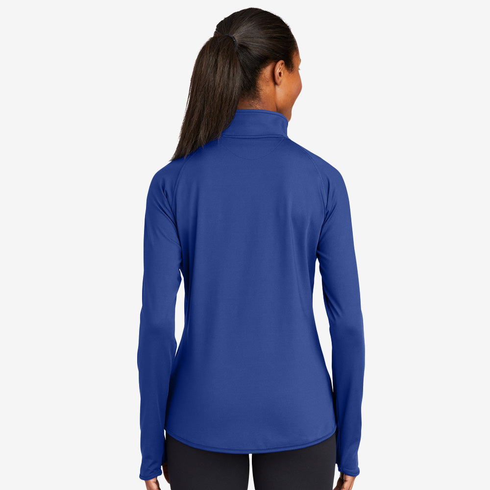 Sport-Tek - Ladies Sport-Wick Stretch 1/2-Zip Pullover - LST850-The Teehive