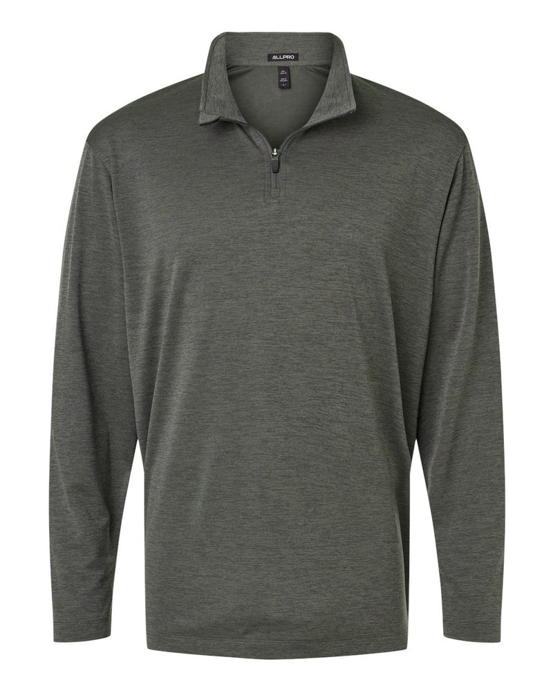Men's Pro-Lock Performance Mélange Quarter-Zip Pullover - 4HM700