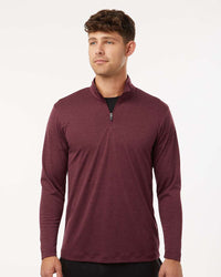 Men's Pro-Lock Performance Mélange Quarter-Zip Pullover - 4HM700