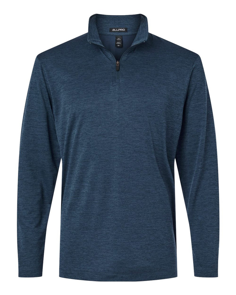 Men's Pro-Lock Performance Mélange Quarter-Zip Pullover - 4HM700