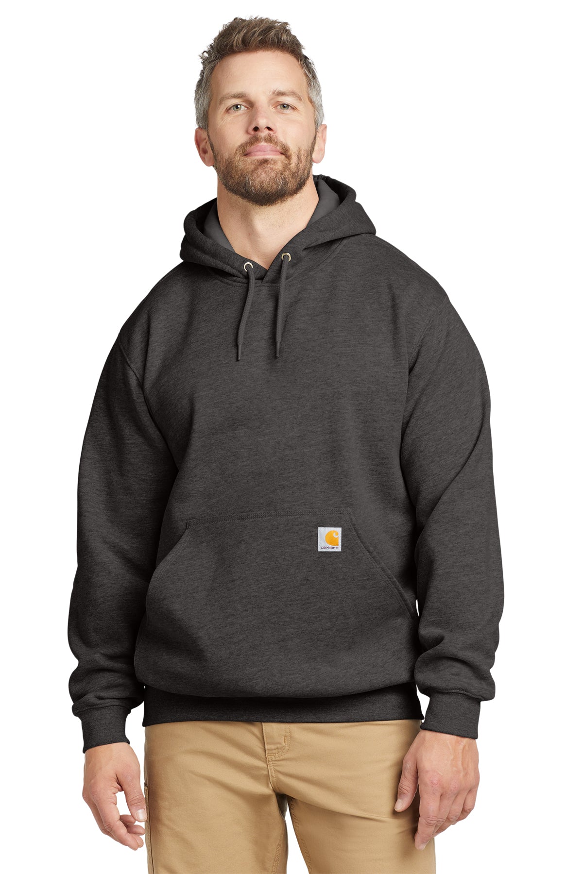 Carhartt® Midweight Hooded Sweatshirt – Carbon Heather / Screen Print 1 Color
