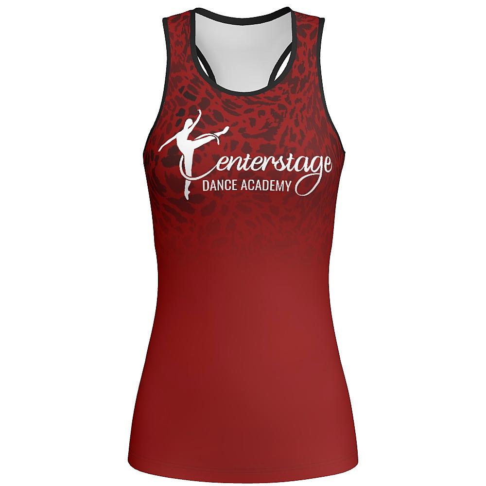 MOVE U Fierce Racerback Fitted Tank - J410 - VP2012