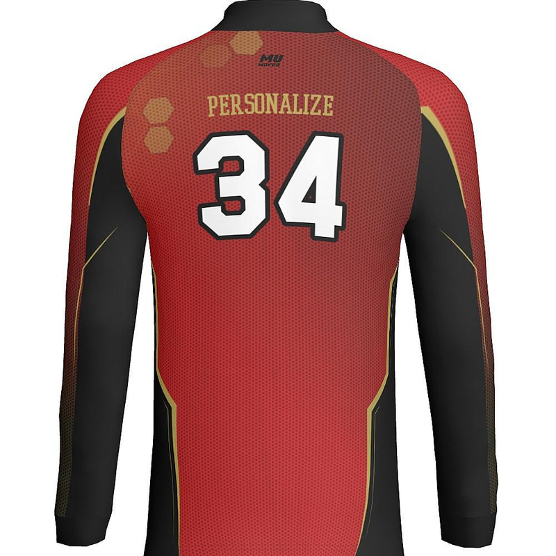 Mainframe J519 Standup Collared Long Sleeve Quarter Zip - Regular