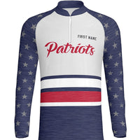 Patriot J519 Standup Collared Long Sleeve Quarter Zip - Regular