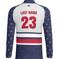 Patriot J519 Standup Collared Long Sleeve Quarter Zip - Regular