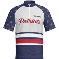 Patriot J517 Standup Collared Short Sleeve Quarter Zip - Regular
