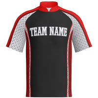 STEEL J517 Standup Collared Short Sleeve Quarter Zip