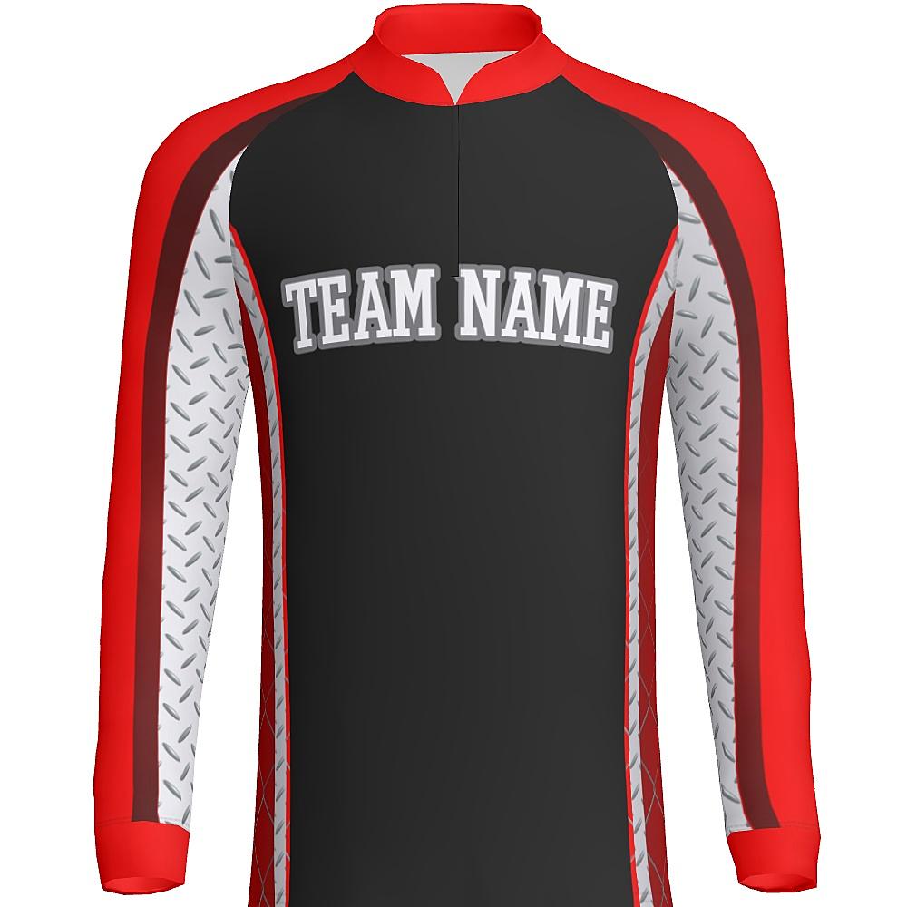 STEEL J519 Standup Collared Long Sleeve Quarter Zip - Regular