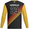 RETRO J537 Mens Long Sleeve Jersey