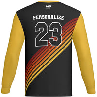 RETRO J537 Mens Long Sleeve Jersey