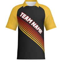 RETRO J514 Mens Short Sleeve Zipped Polo