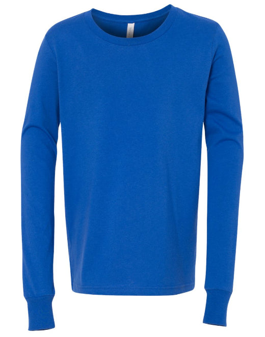Bella+Canvas® Youth Jersey Long Sleeve T-Shirt - 3501y