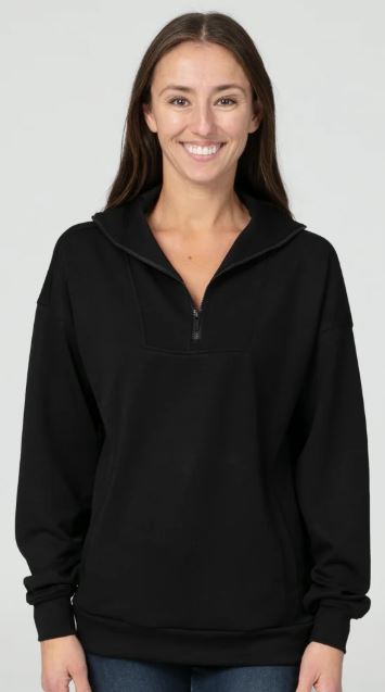 Cloudluxe Funnel Half Zip Scuba Pullover - TH2221