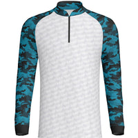 FISH2 - MEN'S 1/4 ZIP LS  - PR108