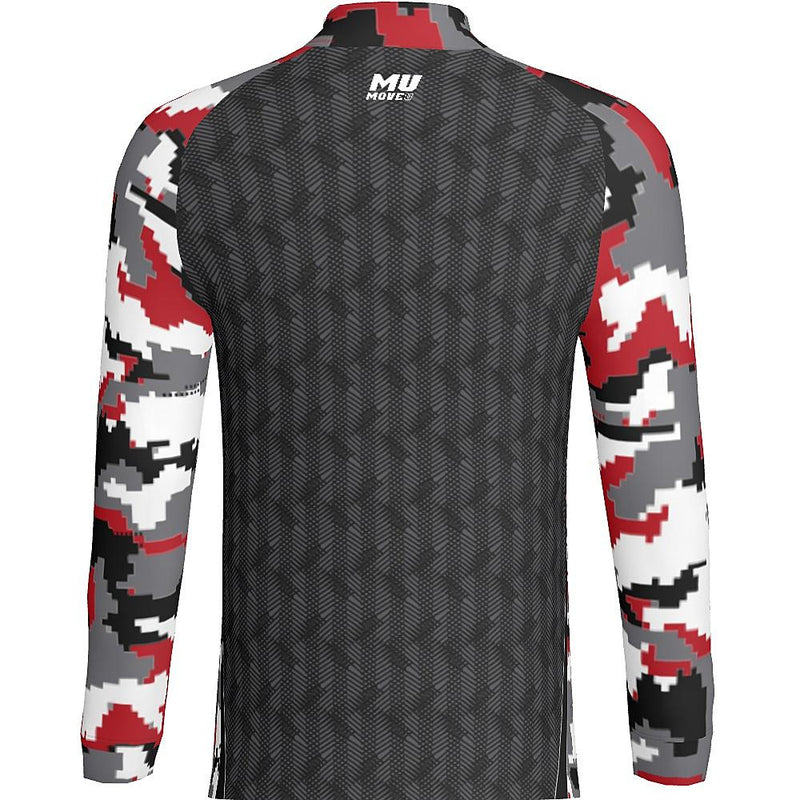 DIGI CAMO - MEN'S 1/4 ZIP LS - PR108