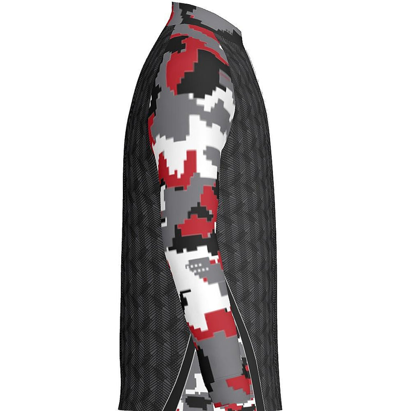 DIGI CAMO - MEN'S 1/4 ZIP LS - PR108