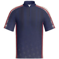 PATRIOTIC - MEN'S 1/4 ZIP SS  - PR110