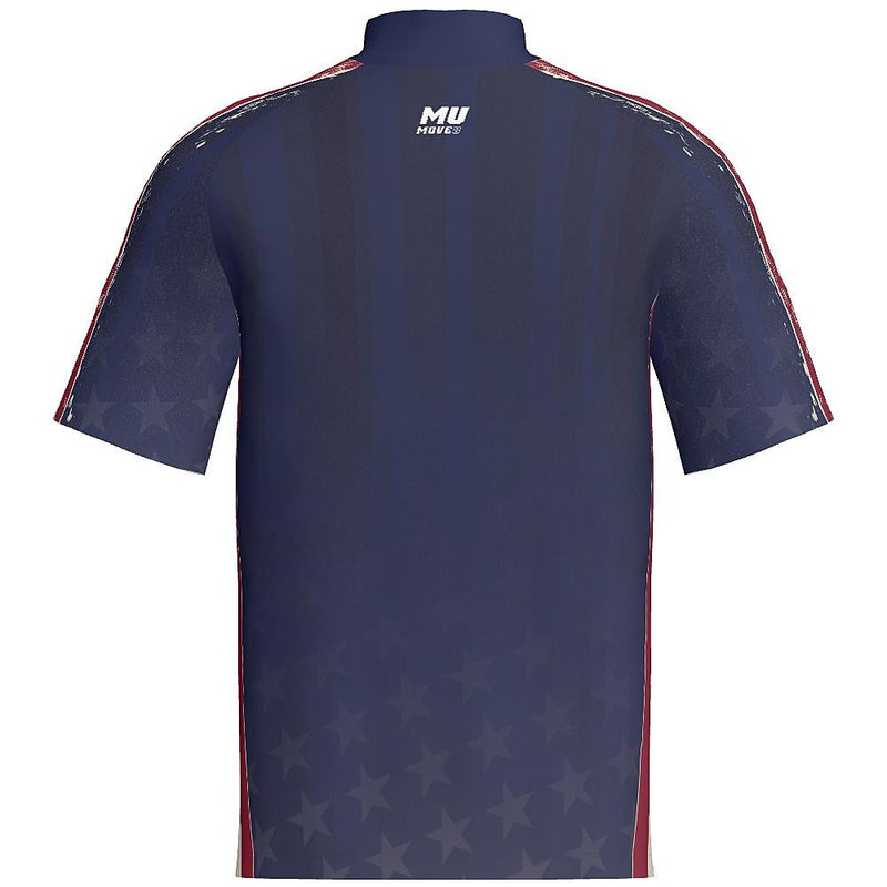 PATRIOTIC - MEN'S 1/4 ZIP SS  - PR110