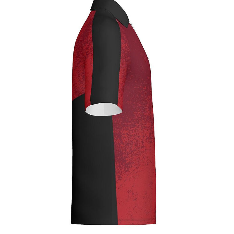 SCRAPER - Mens Short Sleeve Zipped Polo - PR110