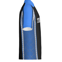 Diamond Plate - J514 Mens Short Sleeve Zipped Polo - PR110