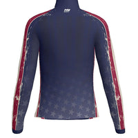 PATRIOTIC - WOMEN'S FULL ZIP COLLAR JACKET  - PR174