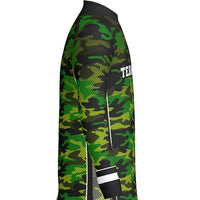 CAMO - J519 Standup Collared Long Sleeve Quarter Zip - Regular