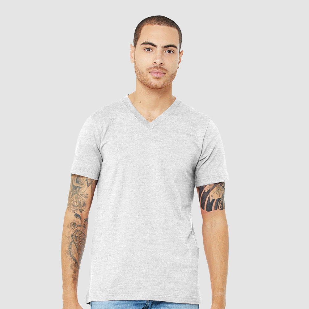 Canvas - Unisex Short Sleeve V-Neck Jersey T-Shirt - 3005-The Teehive