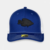 Teehive Snapback Trucker Cap - TH12 - Wavy Label Crappie – Royal/White