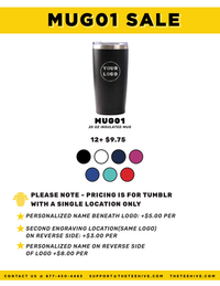 20 oz Insulated Mug - Mug01