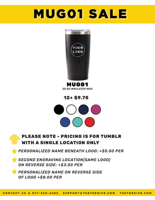 20 oz Insulated Mug - Mug01