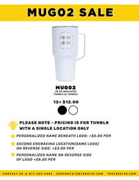 28 oz Insulated Tumbler with Handle - MUG02