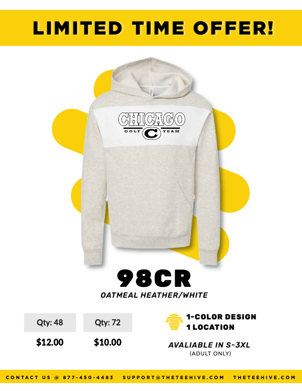 Medium Weight Hooded Sweatshirt - 98CR - SALE!