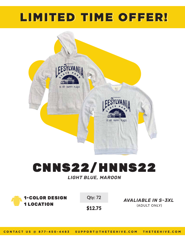 The Teehive® Hooded Unisex Nantucket Sweatshirt - HNNS22 - SALE!