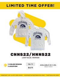 The Teehive® Hooded Unisex Nantucket Sweatshirt - HNNS22 - SALE! – additional view
