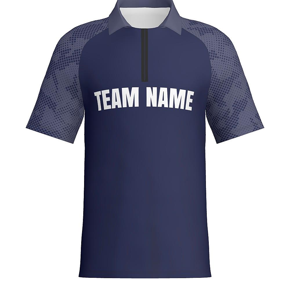 BLACKOUT - Short Sleeve Zippered Polo
