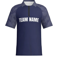 BLACKOUT - Short Sleeve Zippered Polo