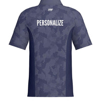 BLACKOUT - Short Sleeve Zippered Polo – detail view