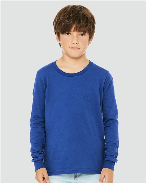 Bella+Canvas® Youth Jersey Long Sleeve T-Shirt - 3501Y