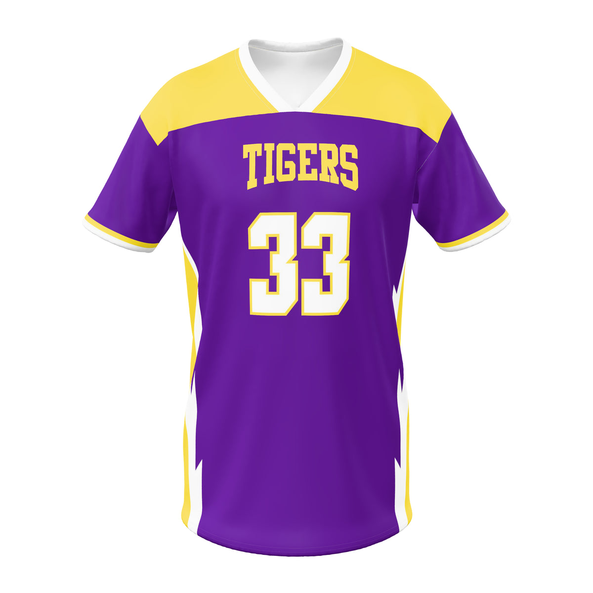 FBJ02-PM6.3oz Men's/Youth Football Fan Jersey Pinhole Mesh Polyester 6.3oz