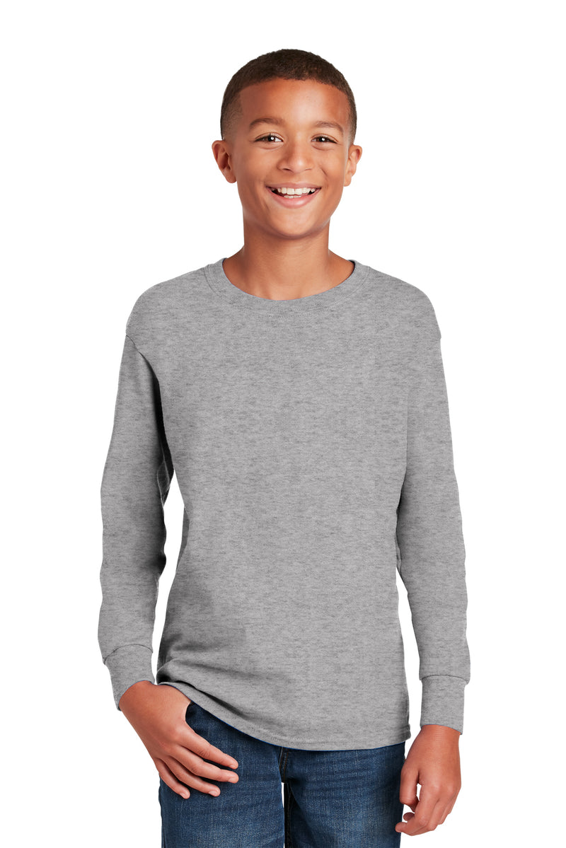 Gildan Youth Heavy Cotton Long Sleeve T-Shirt-The Teehive