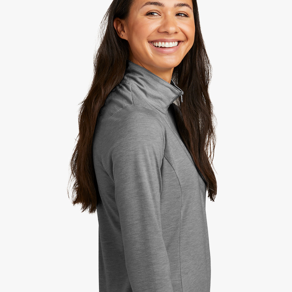 Sport-Tek ® Ladies PosiCharge ® Tri-Blend Wicking 1/4-Zip Pullover - LST407-The Teehive