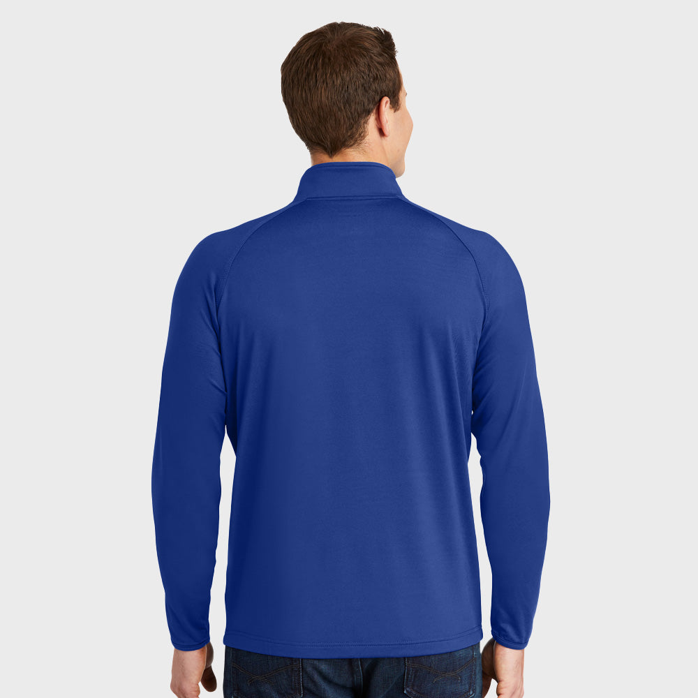 Sport-Tek Sport-Wick Stretch 1/2-Zip Pullover - ST850 (Trapshooting)-The Teehive