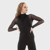 Long Sleeve Mesh Leotard - M734-The Teehive