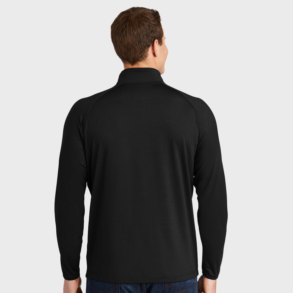 Sport-Tek Sport-Wick Stretch 1/2-Zip Pullover - ST850 (Trapshooting)-The Teehive