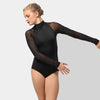 Long Sleeve Mesh Leotard - M734-The Teehive
